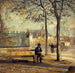 Le Quai de l'Hôtel de Ville vu de l'île de la Cité - Paul Schaan | Reproduction — visning af kunstværket