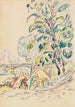 Sur la Seine i Paris - Paul Signac — visning af kunstværket