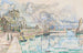 Barfleur, le port - Paul Signac — visning af kunstværket