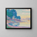 Calanque des Canoubiers, Pointe de Bamer, Saint-Tropez - Paul Signac — indrammet kunstværk på væggen