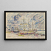 Cancale - Paul Signac — indrammet kunstværk på væggen