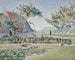 Le Château dans la prairie - Paul Signac — visning af kunstværket