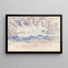 Studie af himlen - Paul Signac — indrammet kunstværk på væggen