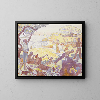 Paul Signac - In the Time of Harmony The Joy of LifeSunday by the Sea.webp
