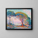 La Baie de Saint-Tropez - Paul Signac — indrammet kunstværk på væggen