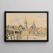 La Charité-sur-Loire - Paul Signac — indrammet kunstværk på væggen