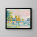 La Cité Paris - Paul Signac — indrammet kunstværk på væggen