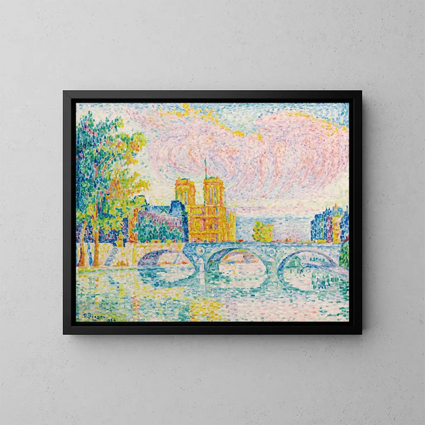 La Cité Paris - Paul Signac — indrammet kunstværk på væggen