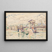 Le Pont de Bourg-Saint-Andéol - Paul Signac — indrammet kunstværk på væggen