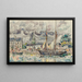 Le port de Paimpol - Paul Signac — indrammet kunstværk på væggen