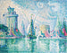 Les Tours vertes de La Rochelle - Paul Signac — visning af kunstværket