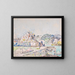 Lézardrieux - Paul Signac — indrammet kunstværk på væggen