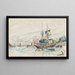 Loguivy - Paul Signac — indrammet kunstværk på væggen