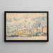 Marseille, den kaj - Paul Signac — indrammet kunstværk på væggen