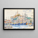 Marseille - Paul Signac — indrammet kunstværk på væggen