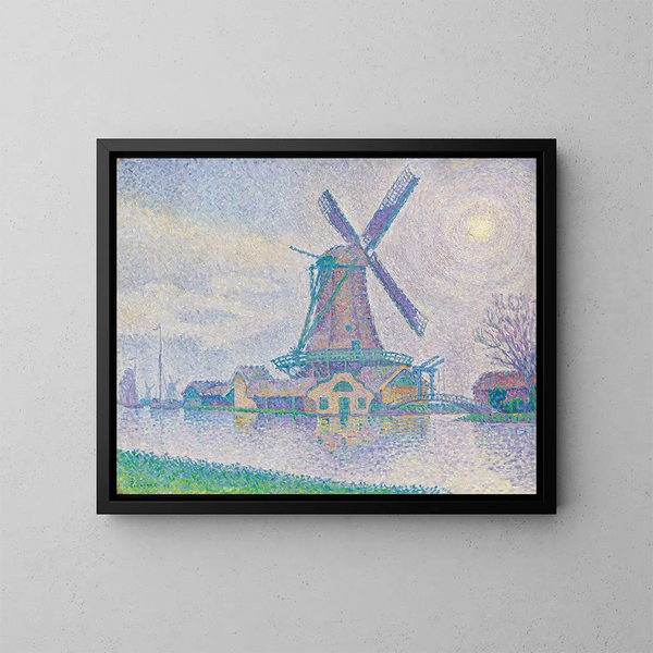 Moulin d'Edam - Paul Signac — indrammet kunstværk på væggen
