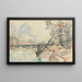 Paris, Seine ved Arts-broen - Paul Signac — indrammet kunstværk på væggen