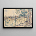Paris, le Pont des Arts - Paul Signac — indrammet kunstværk på væggen
