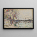 Pont des Arts - Paul Signac — indrammet kunstværk på væggen
