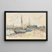 Les Sables-d'Olonne - Paul Signac — indrammet kunstværk på væggen