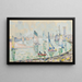 Saint-Gilles-Croix-de-Vie - Paul Signac — indrammet kunstværk på væggen