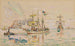 Saint-Malo, Les Terre-Neuvas (Konflikt af sager) - Paul Signac — visning af kunstværket