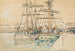 Saint-Malo Sejlskibe kaj - Paul Signac — visning af kunstværket
