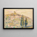 Saint-Paul - Paul Signac — indrammet kunstværk på væggen