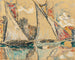 Saint-Tropez, sejl tør - Paul Signac — visning af kunstværket