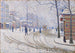 Sne Boulevard de Clichy Paris - Paul Signac — visning af kunstværket
