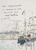 Terre-neuva anker ud for en breton havn - Paul Signac — visning af kunstværket