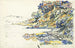 La calanque à Saint-Tropez - Paul Signac — visning af kunstværket
