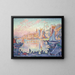 Le port de Saint-Tropez - Paul Signac — indrammet kunstværk på væggen