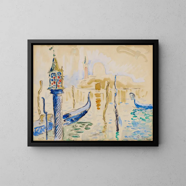 Fanal du Traghetto à Venise - Paul Signac — indrammet kunstværk på væggen