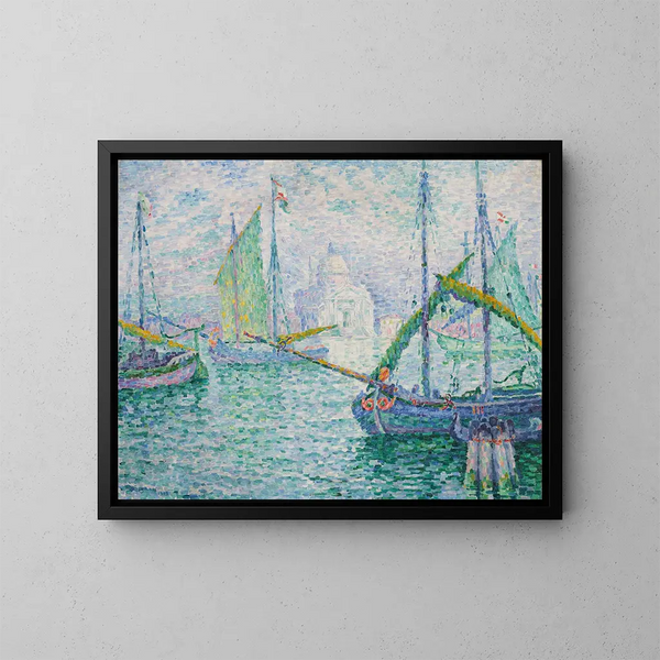 Venedig, frelseren - Paul Signac — indrammet kunstværk på væggen