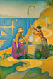 Kvindemaleri ved brønden - Paul Signac — visning af kunstværket