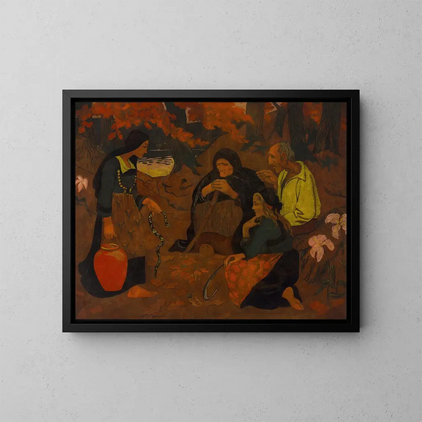 Les mangeurs de serpents - Paul Sérusier — indrammet kunstværk på væggen