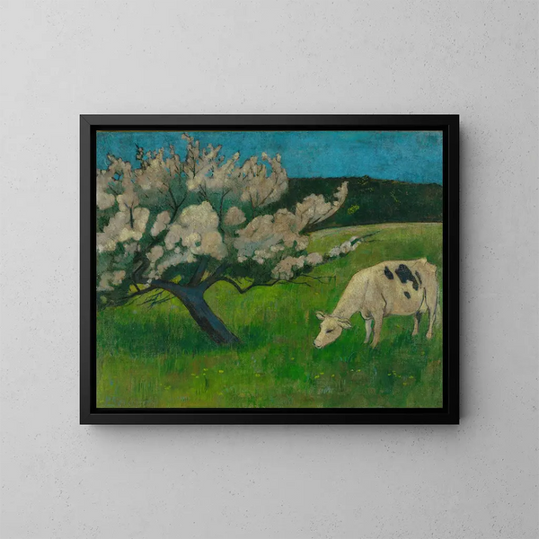 Vache blanche - Paul Sérusier — indrammet kunstværk på væggen