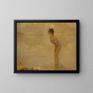 September Morgen - Paul Émile Chabas — indrammet kunstværk på væggen