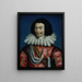 George Villiers, 1. hertug af Buckingham - Paul van Somer — indrammet kunstværk på væggen