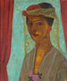 Selvportræt med hat og slør - Paula Modersohn-Becker — visning af kunstværket
