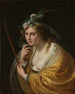 En hyrdedame - Paulus Moreelse — visning af kunstværket
