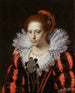 Portrait af en ung kvinde - Paulus Moreelse — visning af kunstværket