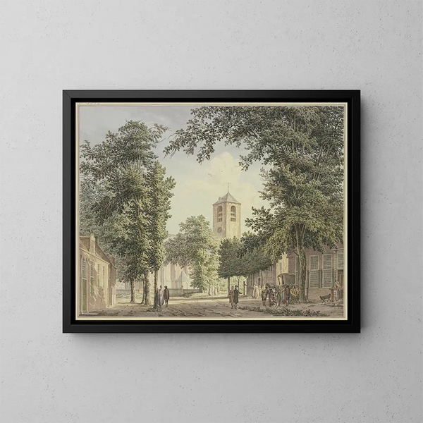 Lis à Haarlem - Paulus van Liender — indrammet kunstværk på væggen
