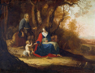 Paulus van Vianen II - Rest on the Flight into Egypt.webp
