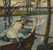 Pause de rameur Hartmannsberg - Leo Putz | Maleri — visning af kunstværket