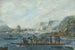 Scène de ferry sur la Susquehanna à Wrights Ferry près de Havre de Grace - Pavel Petrovich Svinin — visning af kunstværket