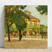 Reproduktion af maleriet af Pavillon de plaisance, Prater, Wien - Carl Moll