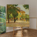 Reproduktion af maleriet af Pavillon de plaisance, Prater, Wien - Carl Moll