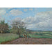 Reproduktion af maleriet Landskabsmaleri med en ko - Camille Pissarro